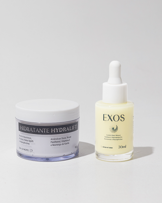 Duo Rejuvenescimento • Sérum Exos + Hidratante Hydralift