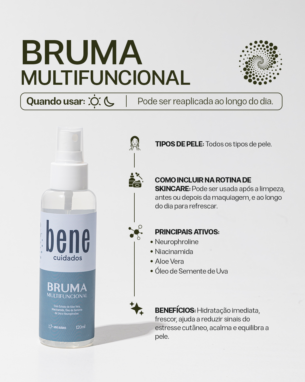 Bruma Multifuncional • Hidratação Intensa