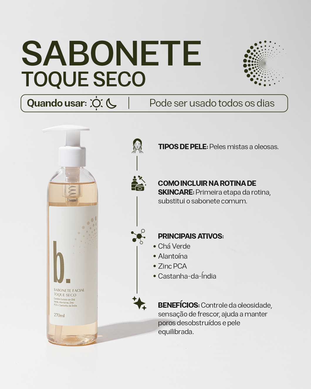 Sabonete Toque Seco • Sabonete Para Pele Oleosa